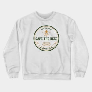 Save The Bees Crewneck Sweatshirt